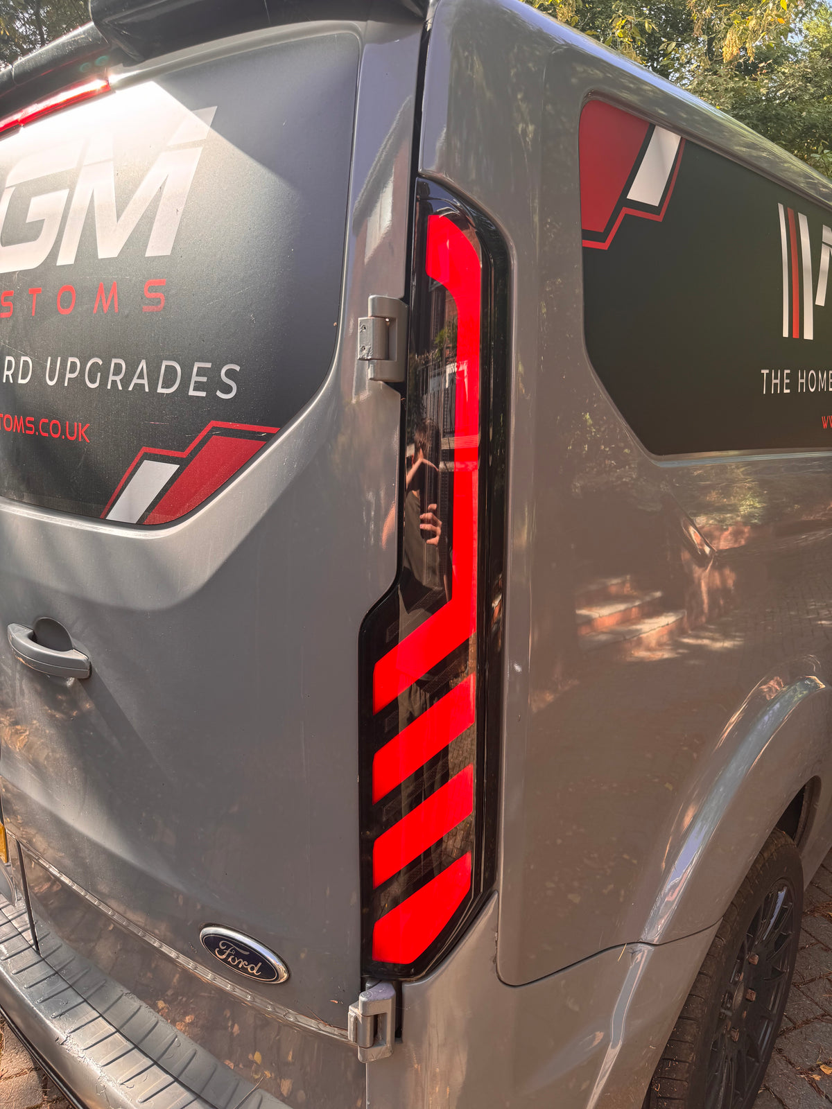 MK1 / 1.5 Transit / Tourneo Custom Full LED Taillights 2013 - 2023 Slotted LED Array