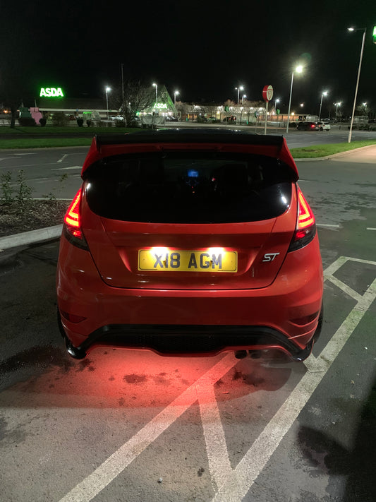 Ford Fiesta MK7/7.5 Number Plate Bulb Upgrade
