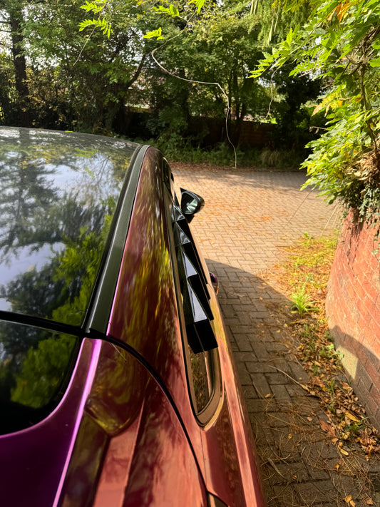 Ford Fiesta MK7/7.5 Rear Side Window Louvres (RAISING INTEREST)