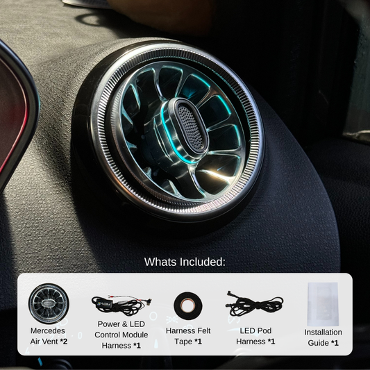 Ford Fiesta MK7/7.5 Mercedes Benz LED Air Vent Mod