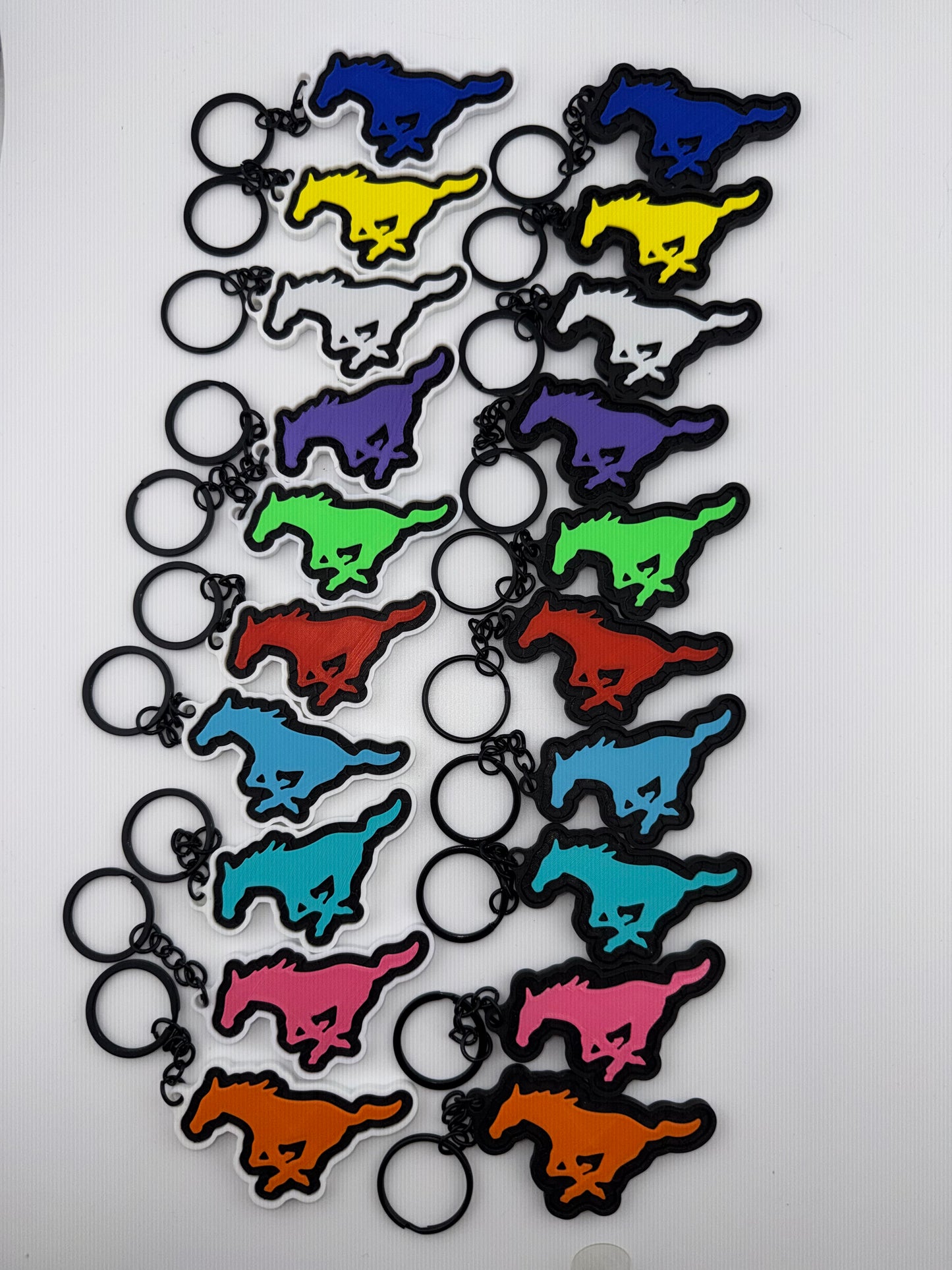 Mustang Logo Keyring