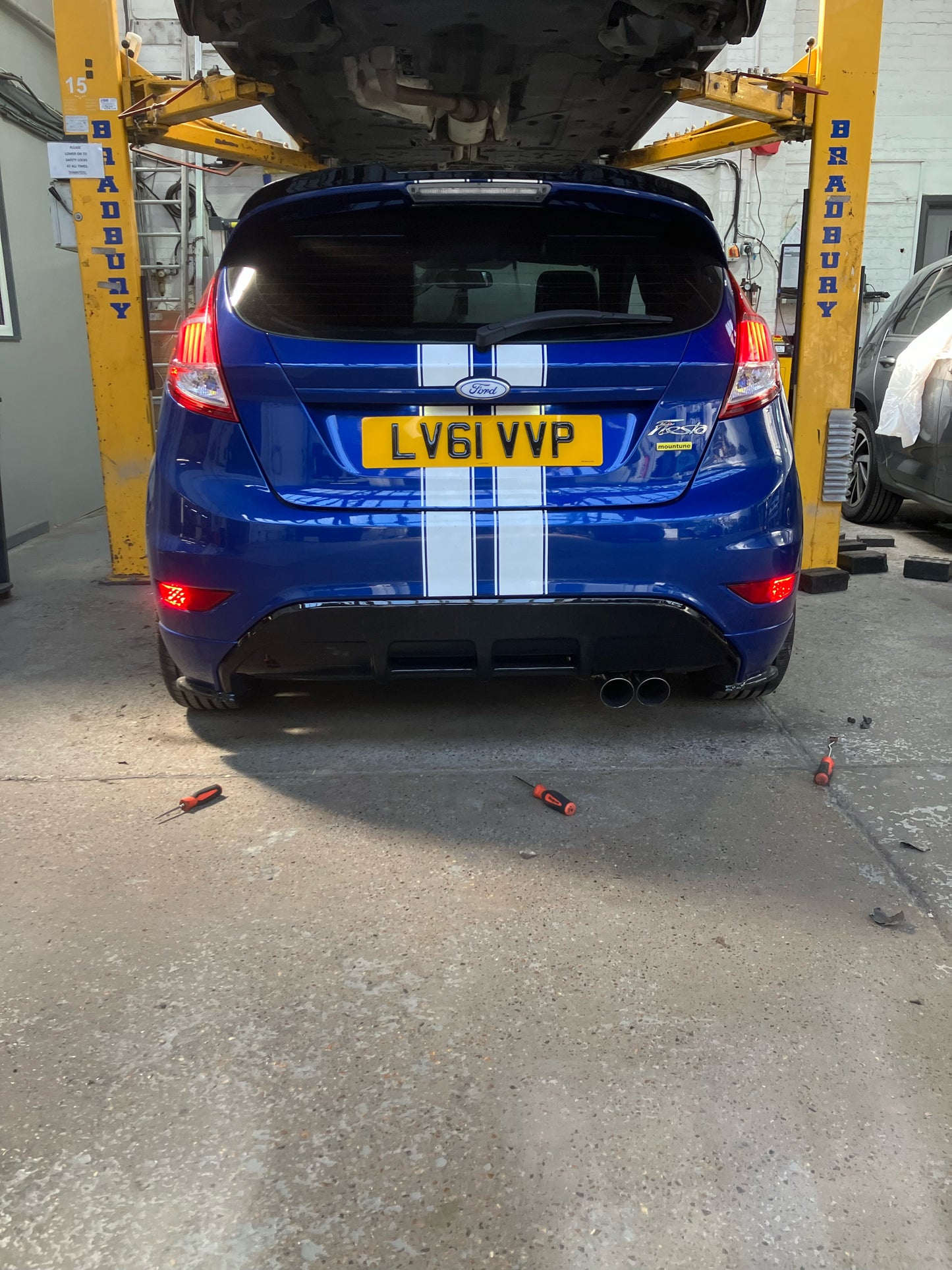 Ford Fiesta MK7/7.5 Rear Bumper Dual LED Fog Lights
