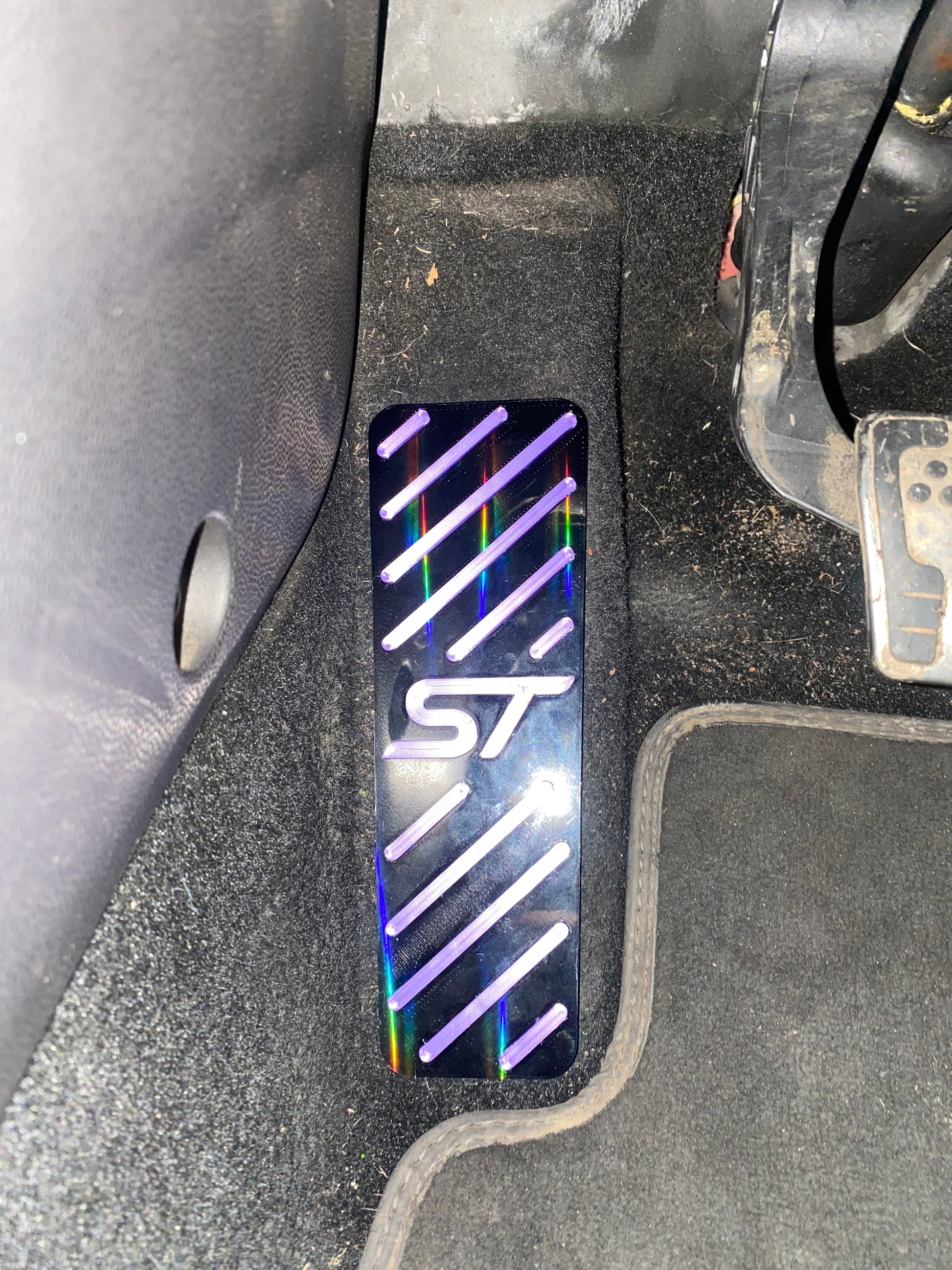 ford fiesta pedal Ford Fiesta 'ST' Dead Pedal Plate