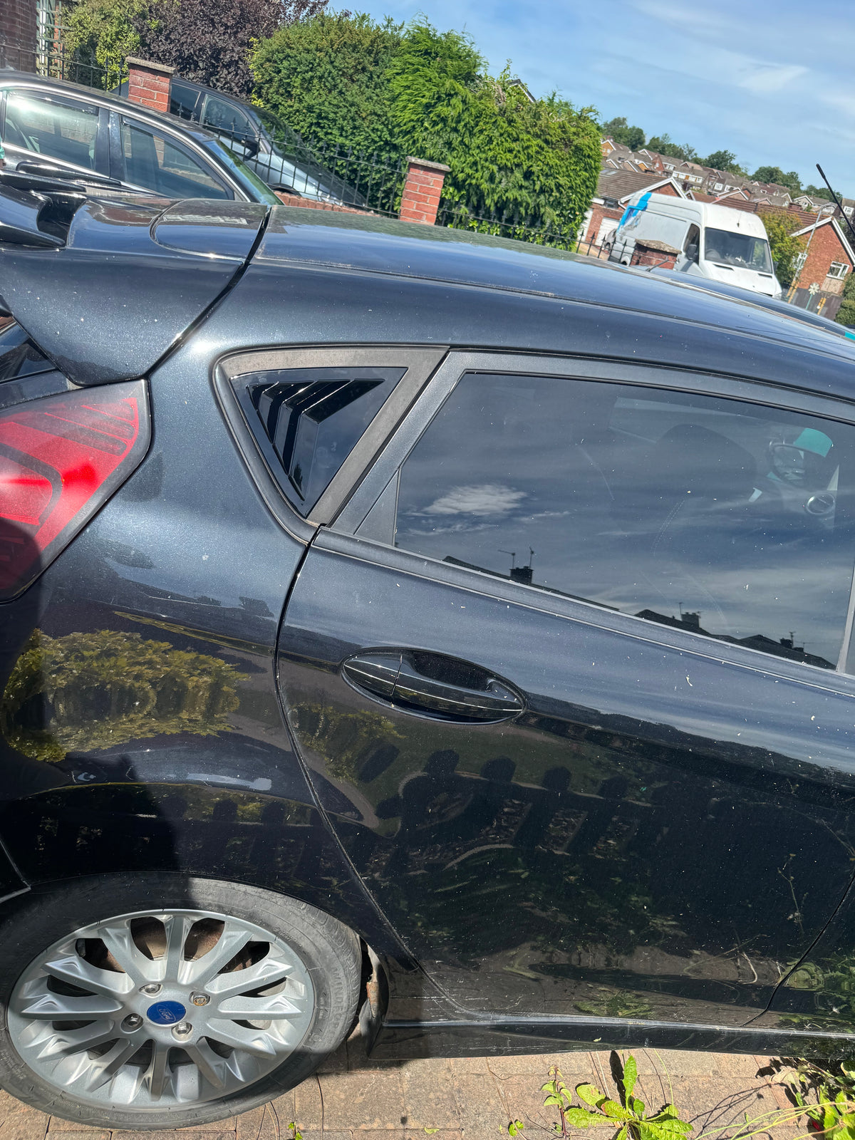 Ford Fiesta MK7/7.5 4 Door Small Rear Side Window Louvres