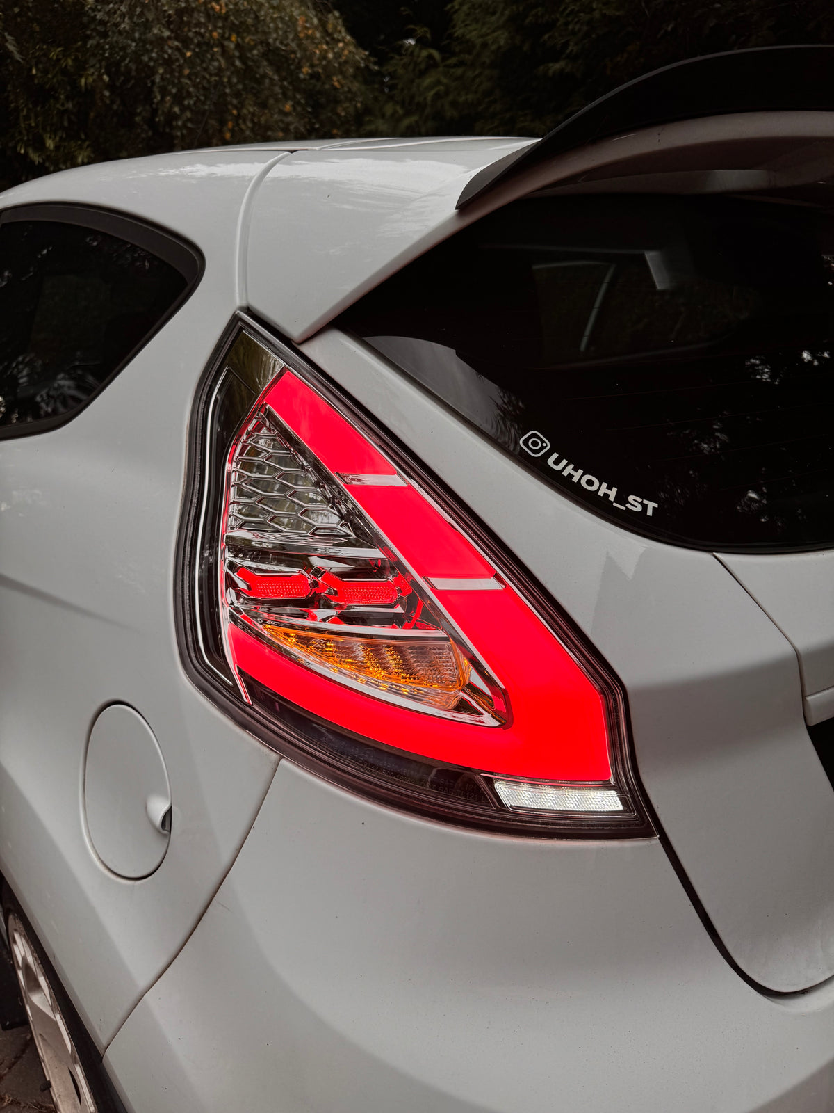NEW! Fiesta MK7/7.5 Taillights Clear/Chrome