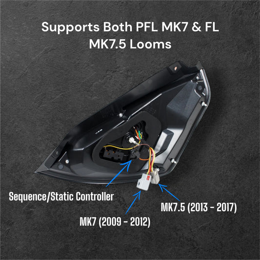 Fiesta MK7/7.5 LED Taillights (RED LENSE)
