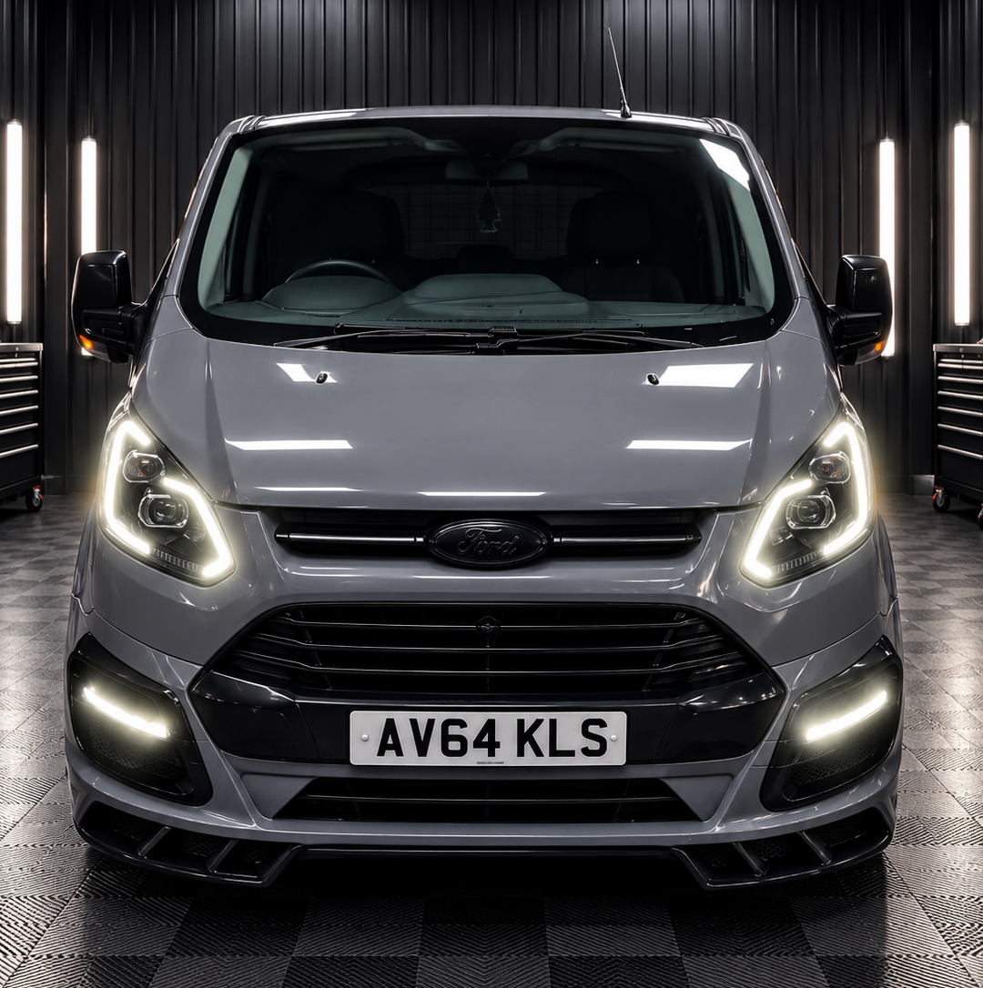 MK1 Transit / Tourneo Custom Premium DRL Headlight Upgrade 2013-2017