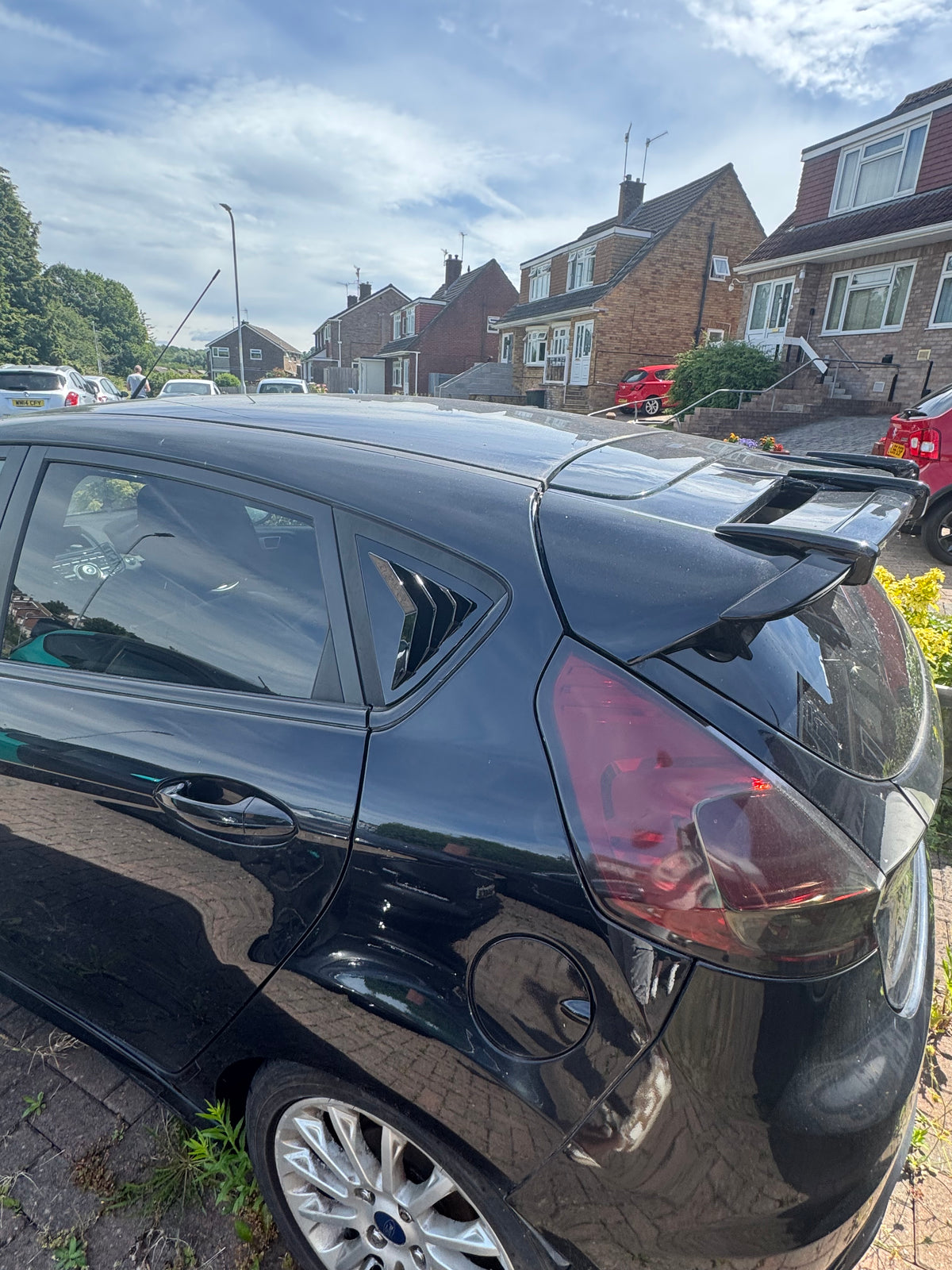 Ford Fiesta MK7/7.5 4 Door Small Rear Side Window Louvres