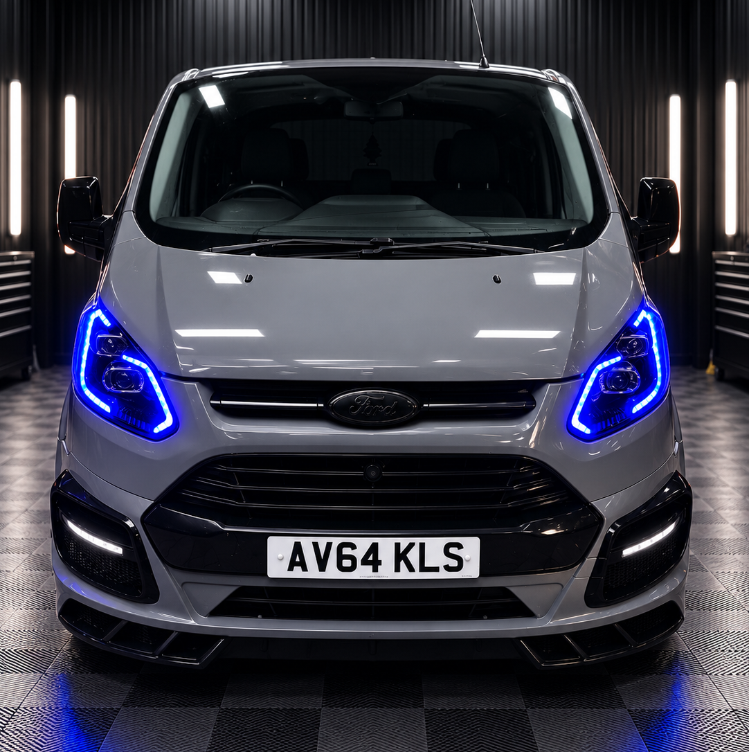 MK1 Transit / Tourneo Custom Premium DRL Headlight Upgrade 2013-2017