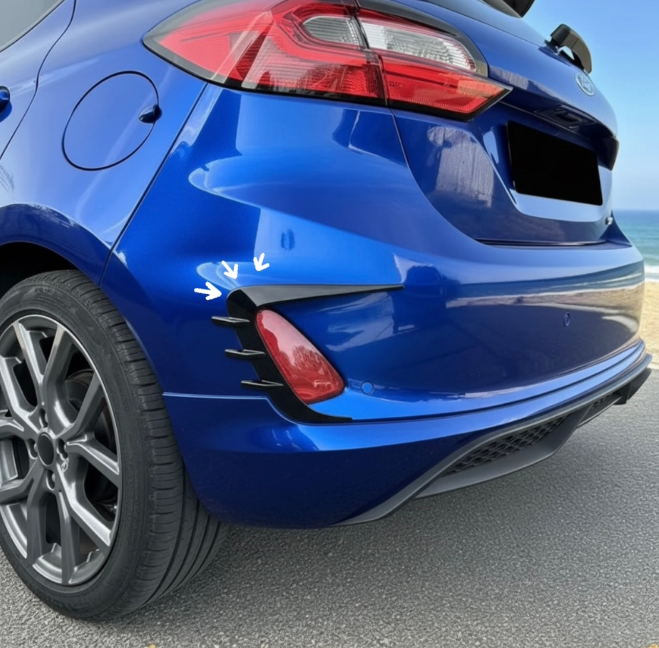 Ford Fiesta MK8 ST/ST-Line Rear Bumper Extensions