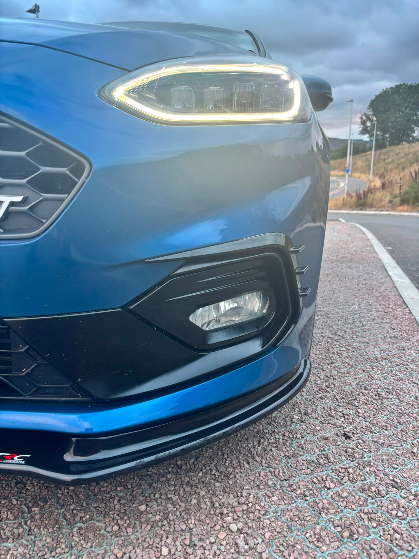 Ford Fiesta MK8 ST/STLine Front Bumper Extensions