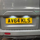 Bright White Number Plate Bulb Upgrade