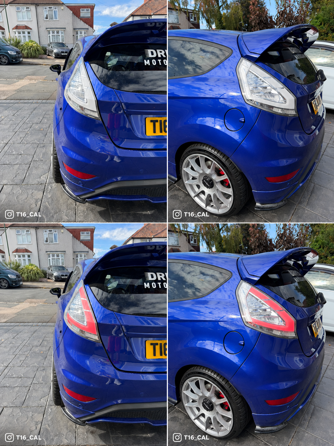 NEW! Fiesta MK7/7.5 Taillights Clear/Chrome