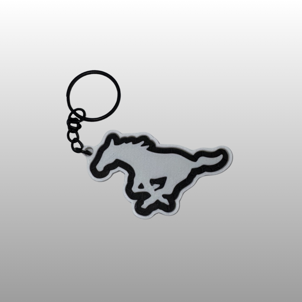 Mustang Logo Keyring