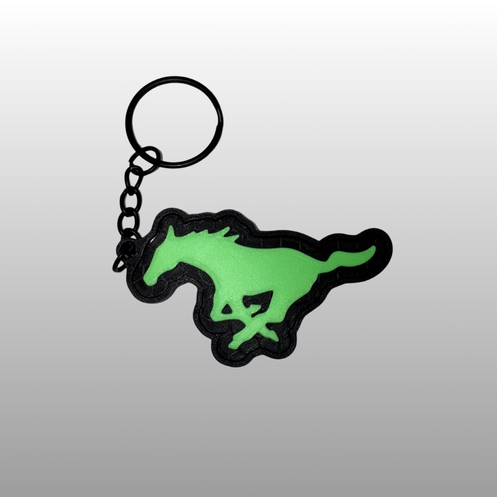 Mustang Logo Keyring