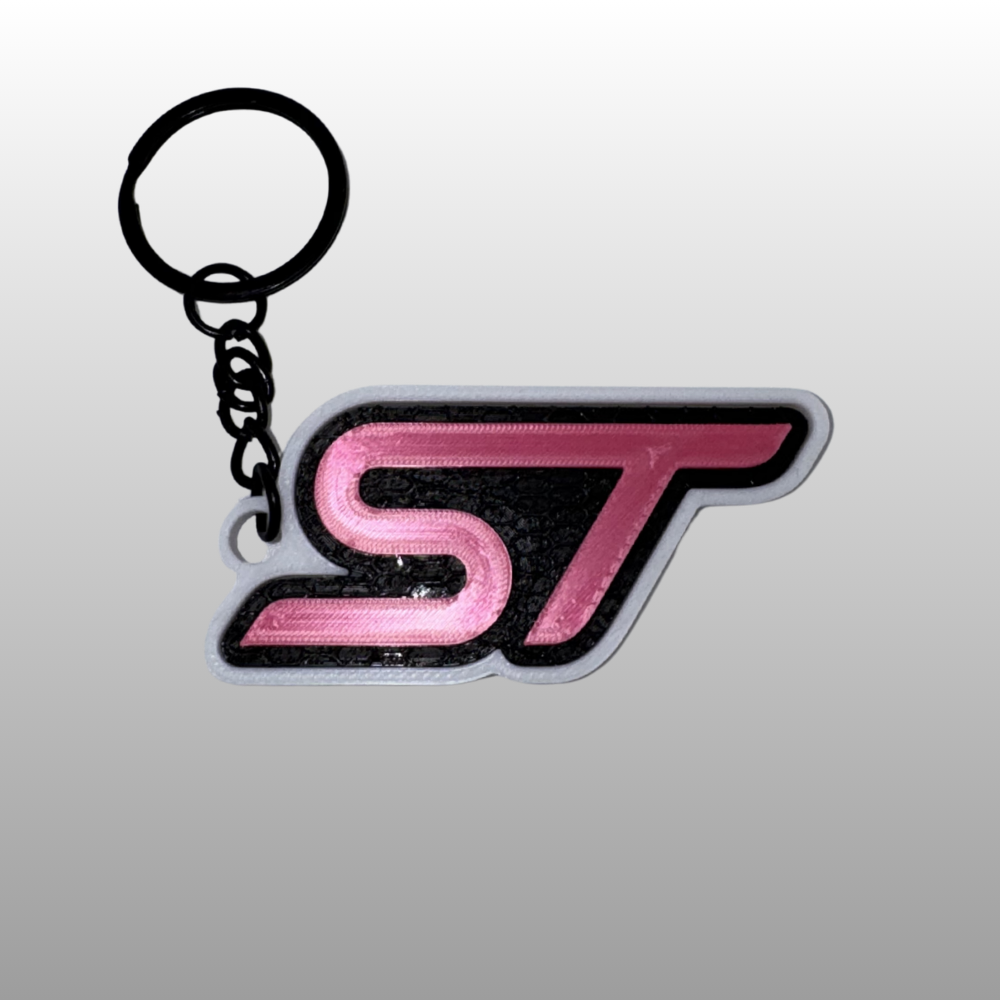 'ST' Logo Keyring
