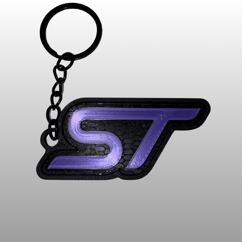 'ST' Logo Keyring