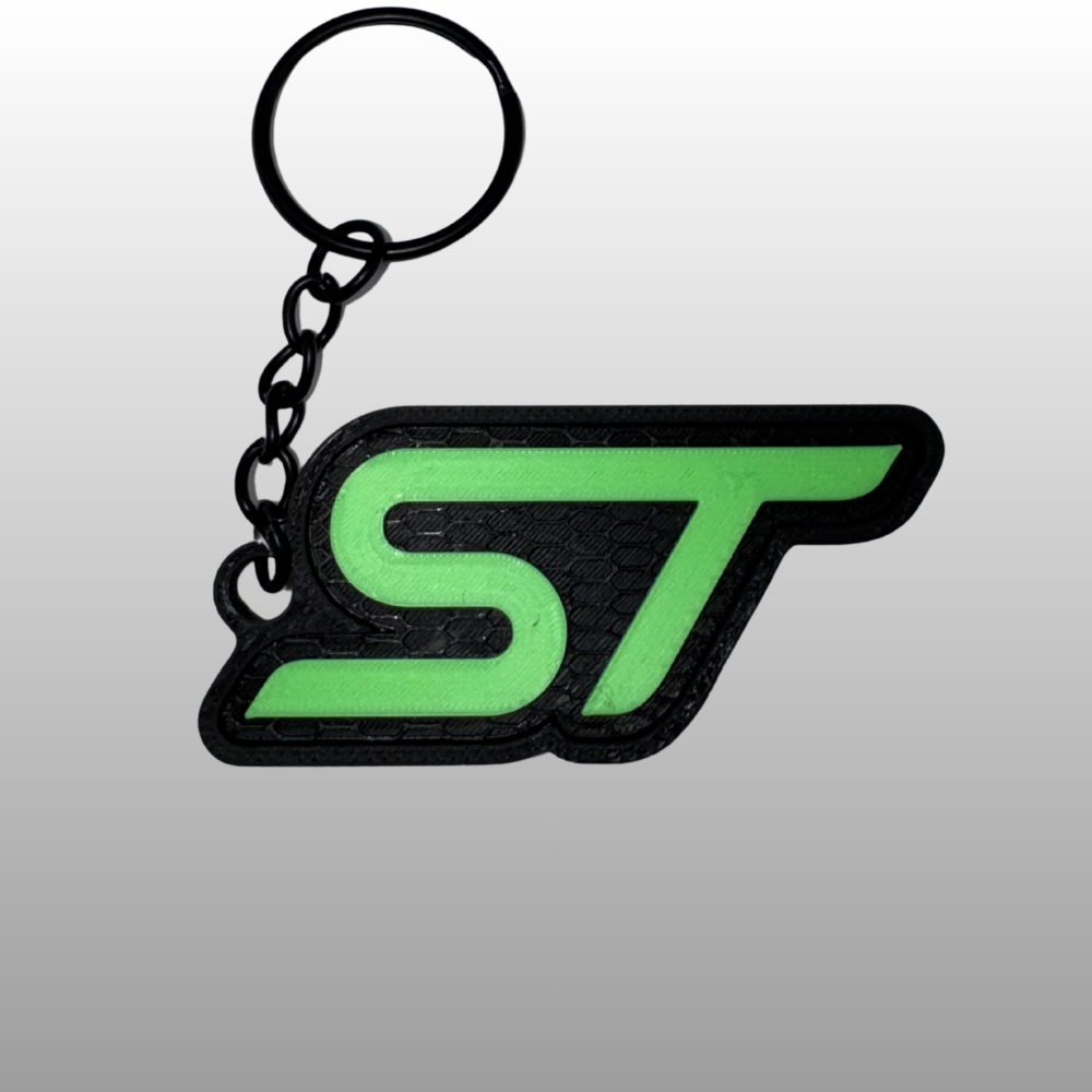 'ST' Logo Keyring