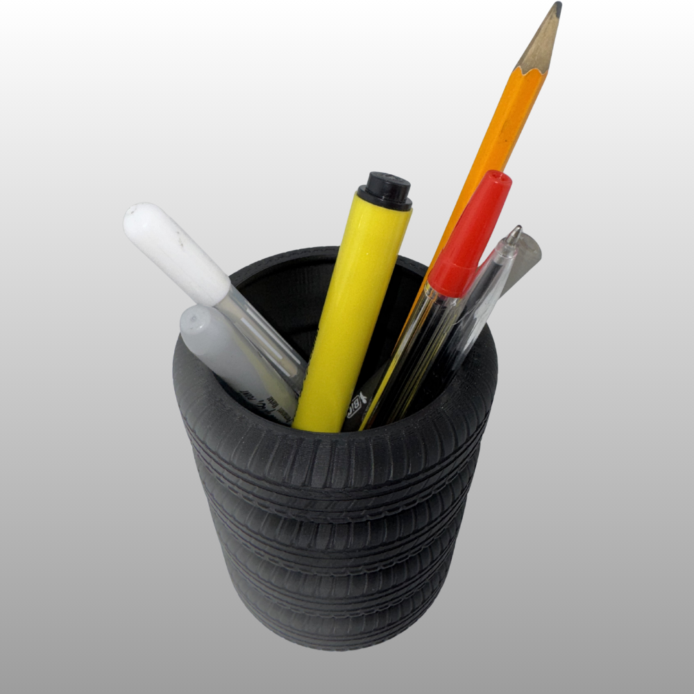Tyre Style Pen Pot