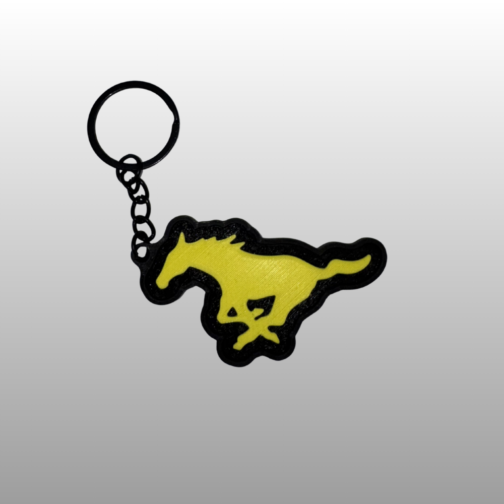 Mustang Logo Keyring
