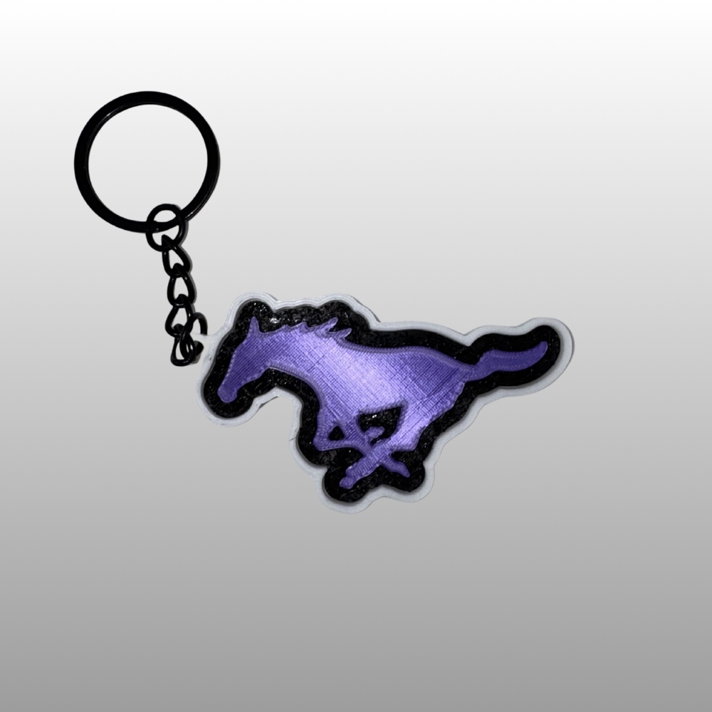 Mustang Logo Keyring