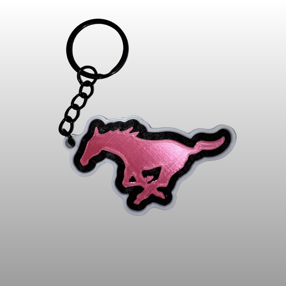 Mustang Logo Keyring