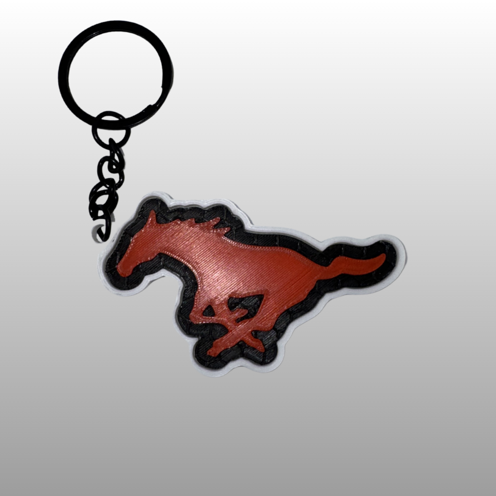Mustang Logo Keyring