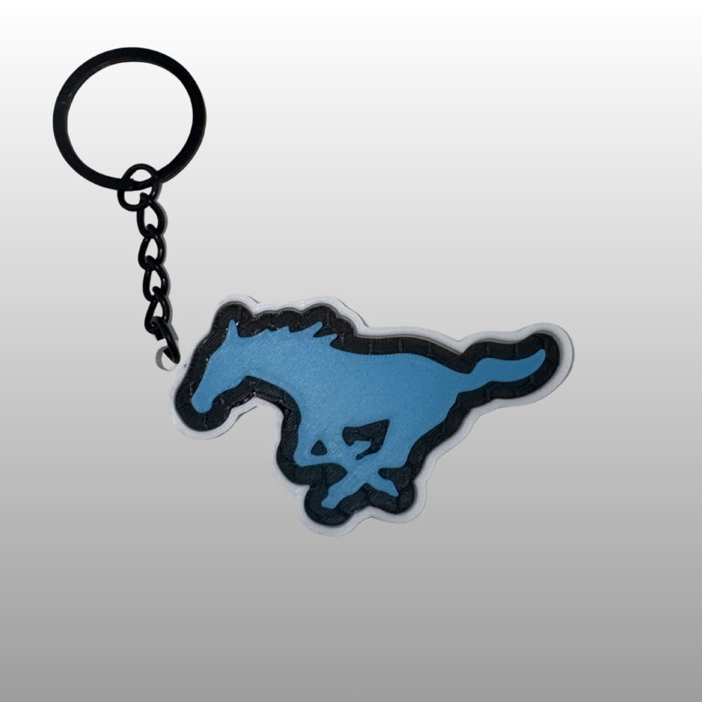 Mustang Logo Keyring