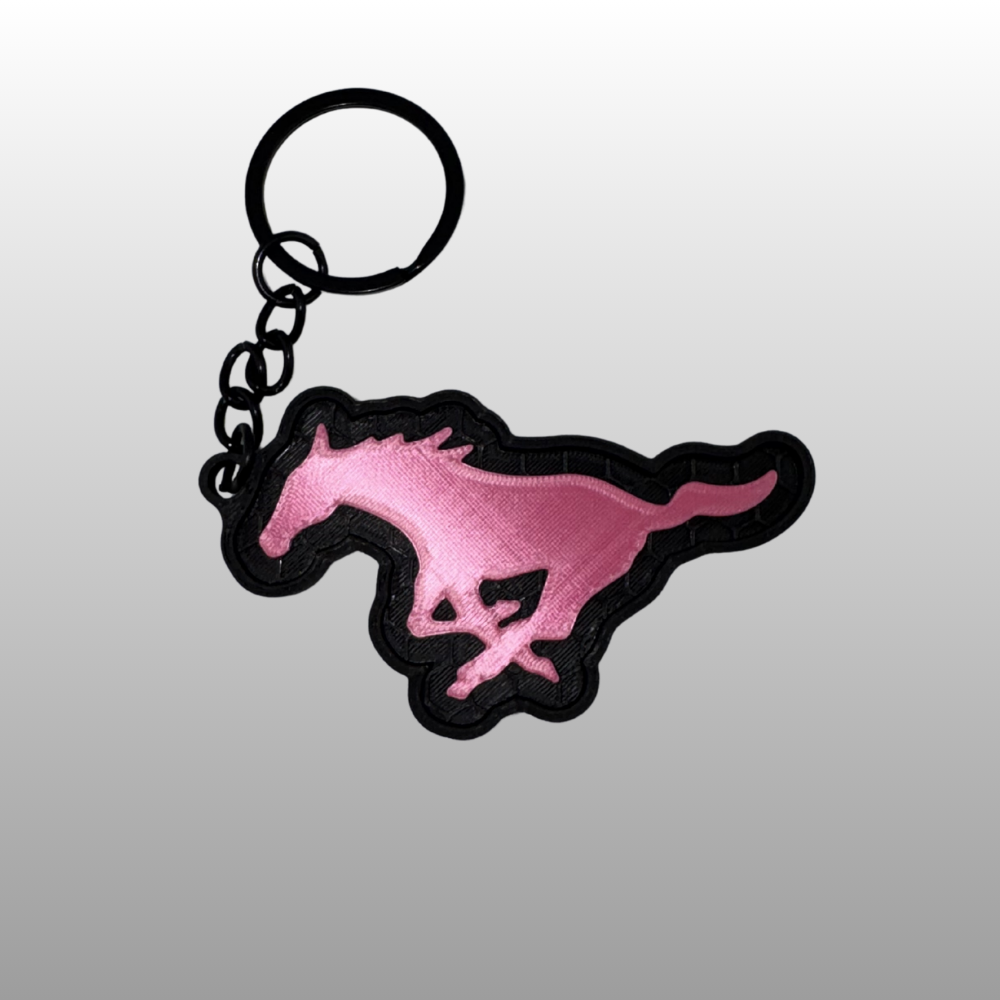 Mustang Logo Keyring
