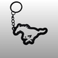 Mustang Logo Keyring
