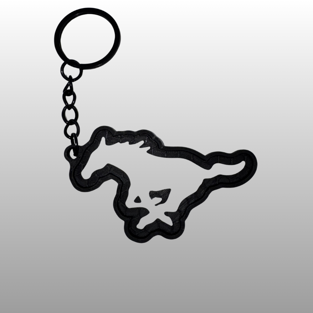 Mustang Logo Keyring
