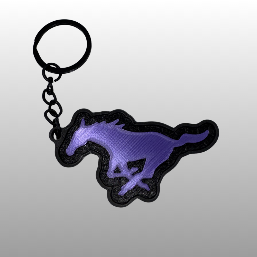 Mustang Logo Keyring