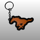 Mustang Logo Keyring